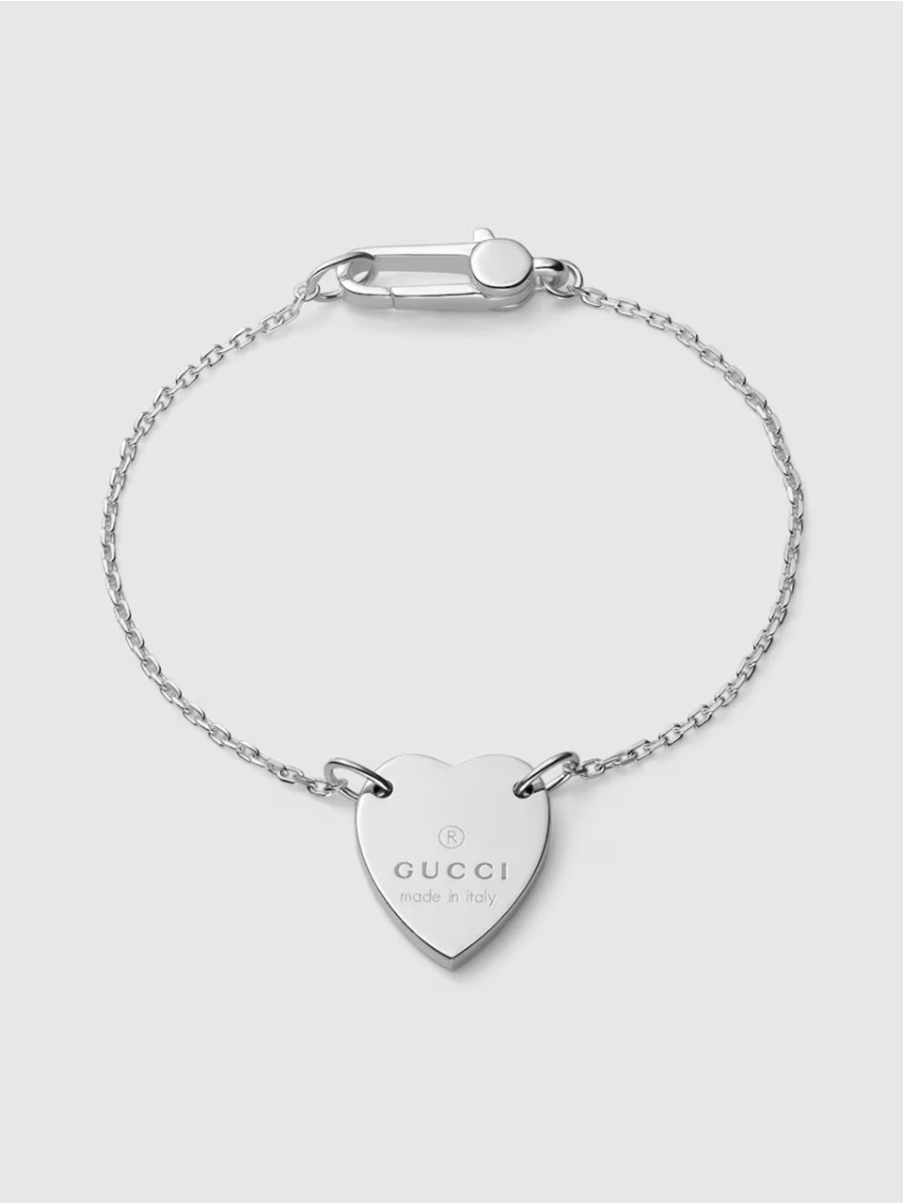 Gucci Silver Heart Tag bracelet - Picture 3 of 5
